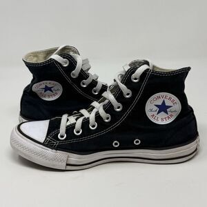 Converse All Star Black High-Top Sneakers with White Accents